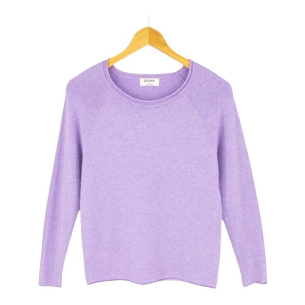 Zenana Viscose Lavender Knit Top sweater super soft